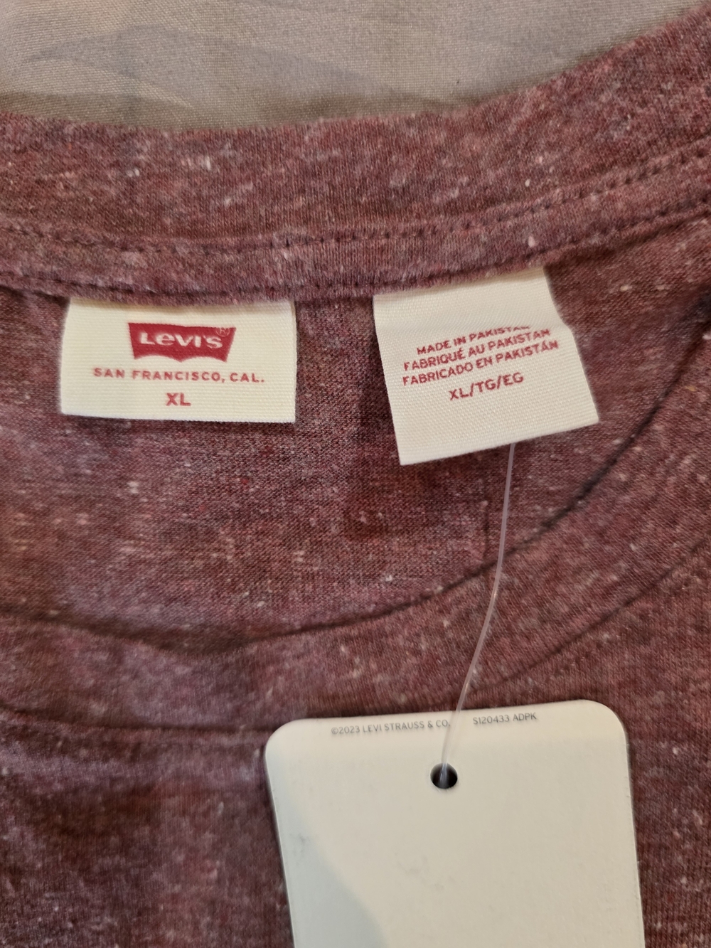 Levi's Women's Sleeveless Crewneck Tank - Heather Mauve - Picture 4 of 12